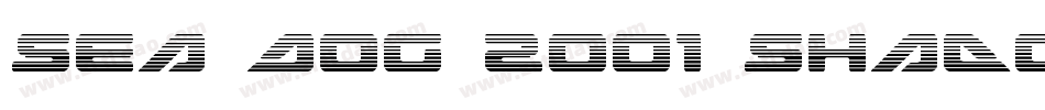 Sea Dog 2001 Shadow字体转换